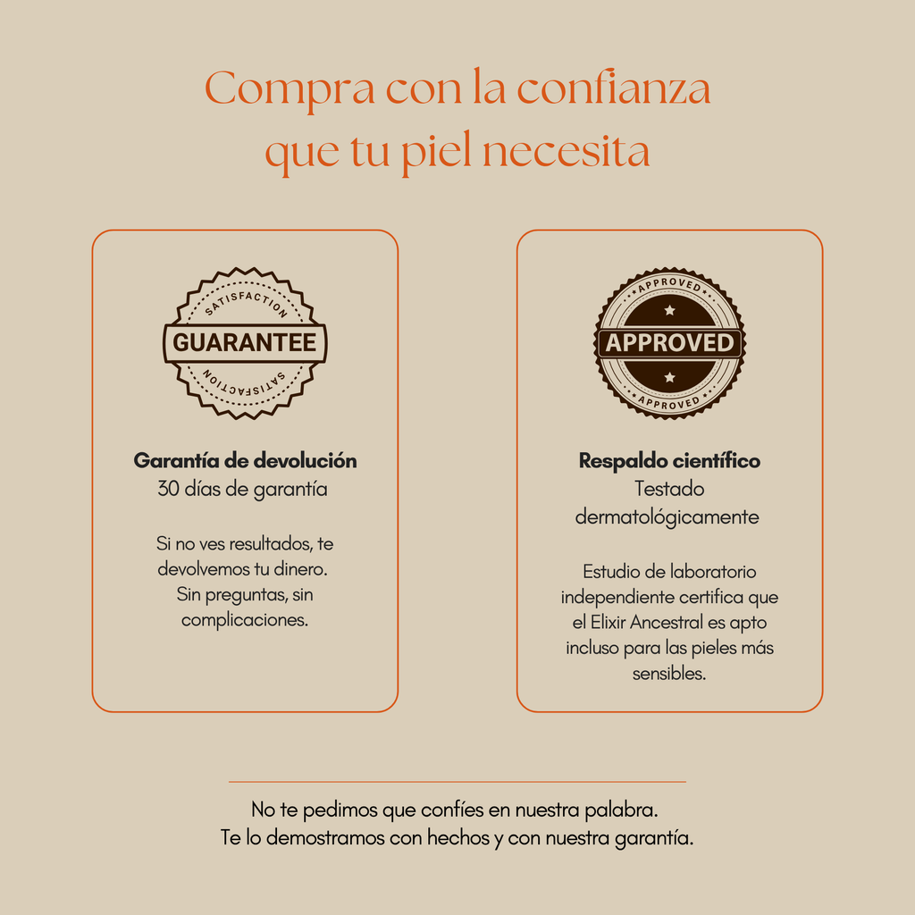 Elixir Ancestral - fórmula ayurvédica para pieles que ya lo han probado todo