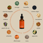 Elixir Ancestral 50ml - fórmula ayurvédica, ingredientes vivos que tu piel sí reconoce